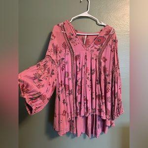 Free people long time tunic top or mini dress. Great for spring